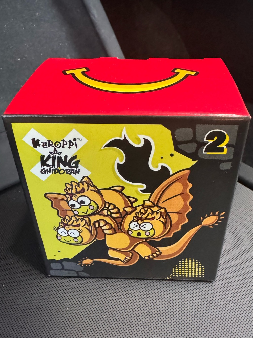 McDonald’s Hello Kitty Keroppi x King Ghidorah Collectible Figure - Yellow